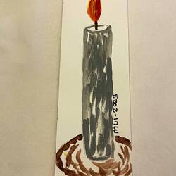 Makeshift Havdalah Candle by Mui