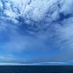 This afternoon — Cruising in the Gulf of Alaska.