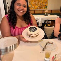 surprise yummy cake for Riley's graduation