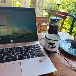 Homeoffice in der Mittagshitze
