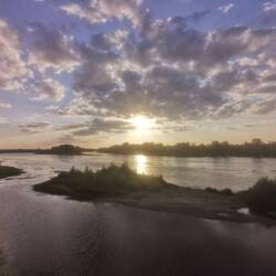 Abendstimmung über der Loire