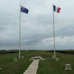 Windmill Memorial for Australians who died at Poziers.