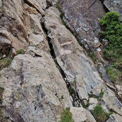 'Chimney' I had to climb down on east end of Pen Yr Ole Wen