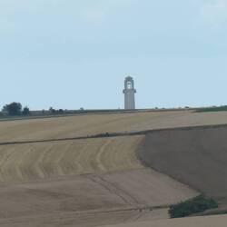 From Le Hamel and looking over the battlefiekds to the Australian National Memorial.