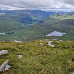 View east towards Moel Siabod