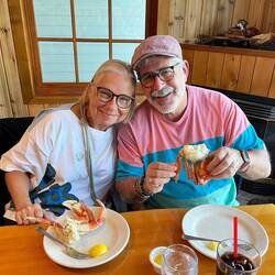 Feasting on crab