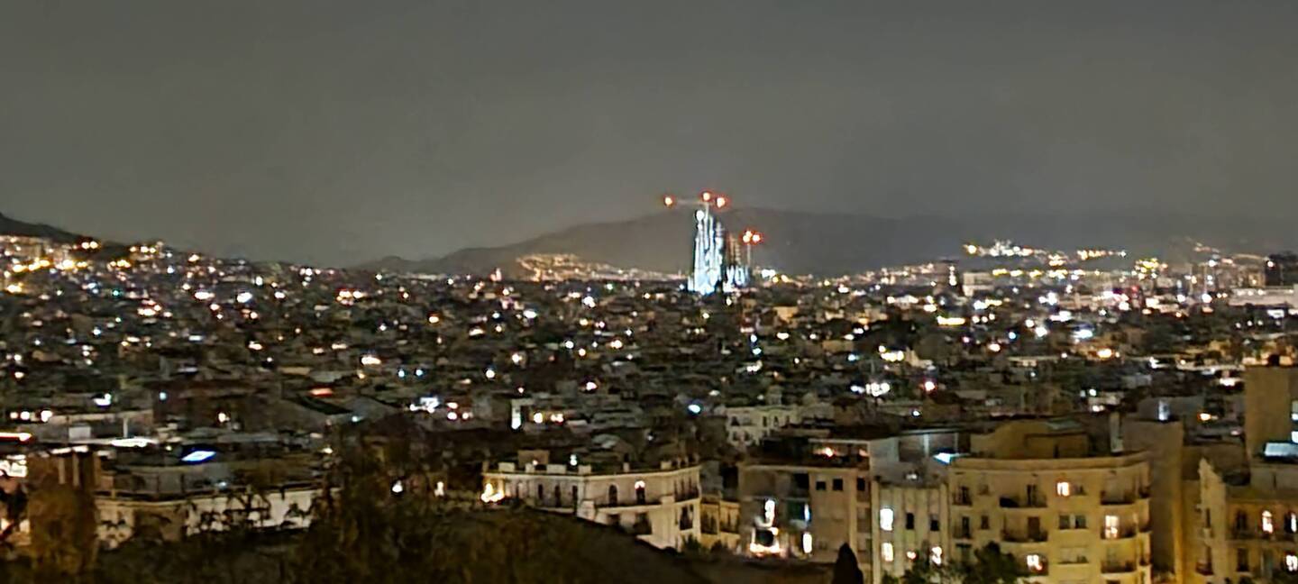 La Sagrada Familia by Night