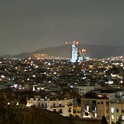 La Sagrada Familia by Night