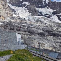 Blick auf den Eigergletscher