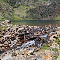 Glaslyn lake outfall