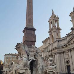The Fountain of the Four Rivers in Piazza Navone