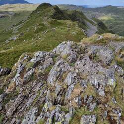 From Cnicht summit looking north