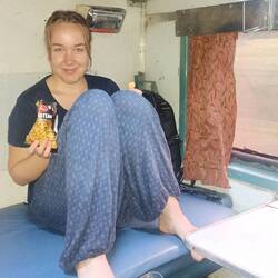 ... mit leckerer Knabberzeugentdeckung 👍