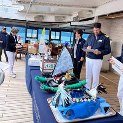 The boats being judged