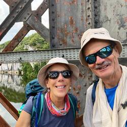 Happy walkers.