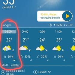 Um 8.11 h fährt unser Zug.