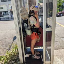 I was just so shocked to see a real phone booth 🤪