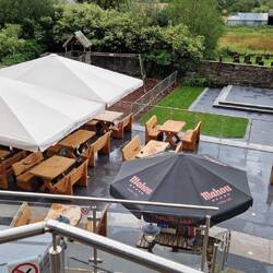 Grapes Hotel superb outside seating area