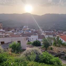 Hornos am Abend mit angenehmen 34 Grad 😉