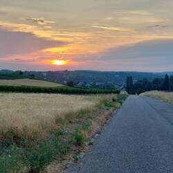 Sonnenaufgang über Zeutern