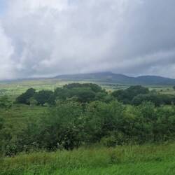 Rhinogs from the A470 during a brief bright spell
