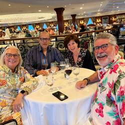 Au revoir dinner with Thomas and Geraldine