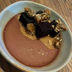 And we both had panna cota