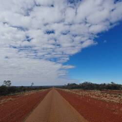 View south back towards Thargomindah from the first crest on the Grey Range