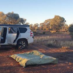 Camp site at the tank hole