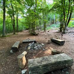 Trekkingplatz Alteburg war unser Nachtlager
