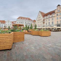 Gemütlicher Marktplatz