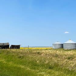 Drop-off from the prairie...