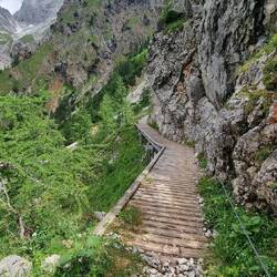 Auf dem Weg ins Wimbachgries