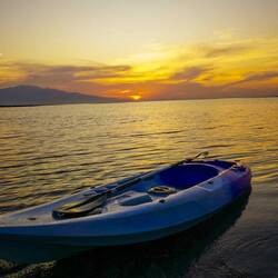 Sunset at Coconut Garden