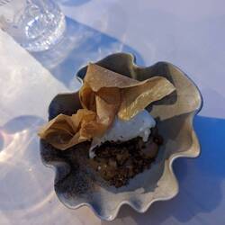 Deconstructed apple pie, basically