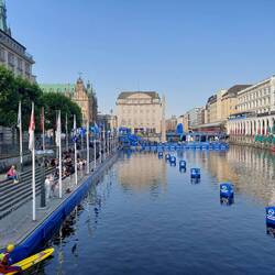 Die Schwimmstrecke