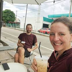 Ein Belohnungskaffee für Kilometer 11.111