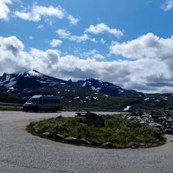 Allerdings lag hier noch Schnee