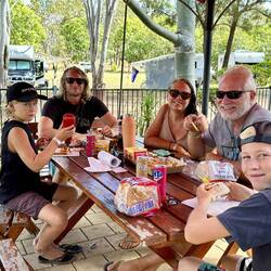 Hot chippies for lunch