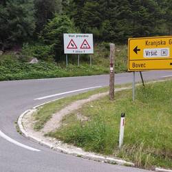 Abfahrt nach Bovec