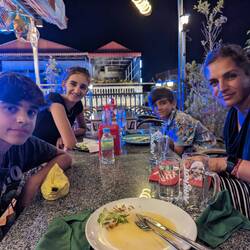 Rooftop dinner