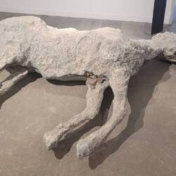 Petrified horse