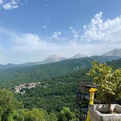 Das sind die berge in denen ich morgens noch war