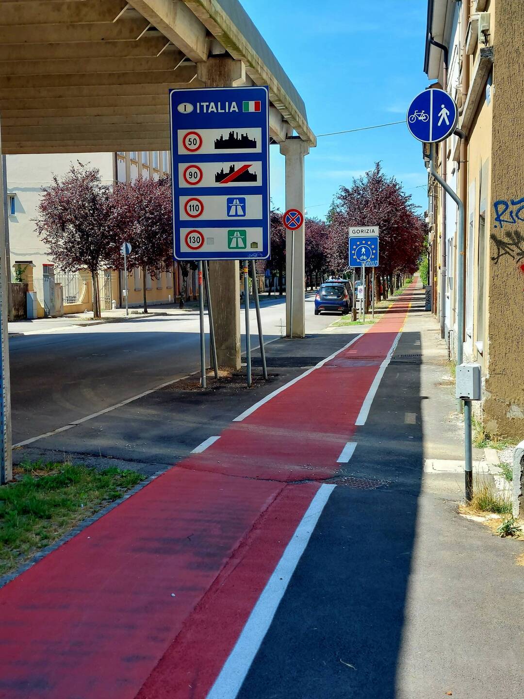 Italienische Grenze