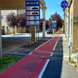 Italienische Grenze