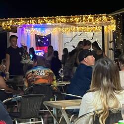 Good entertainment and excellent food.