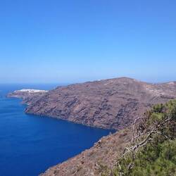 Blick zum Ziel - Oia