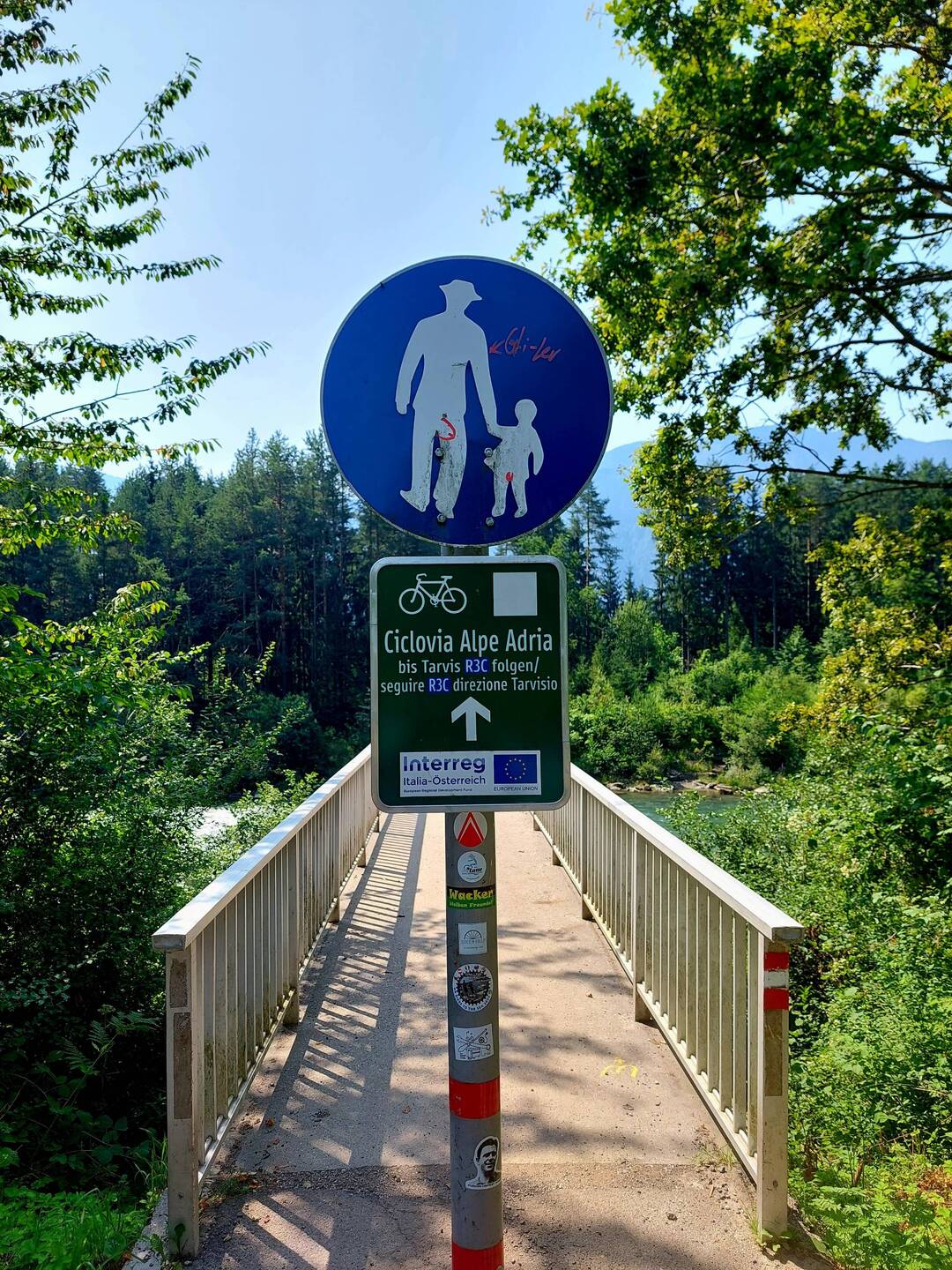 Auf dem Alpe Adria nach Tarvisio