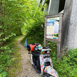 Kurzer Stopp an einem Earthcache