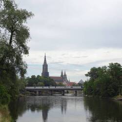 Blick zurück auf das Ulmer Münster